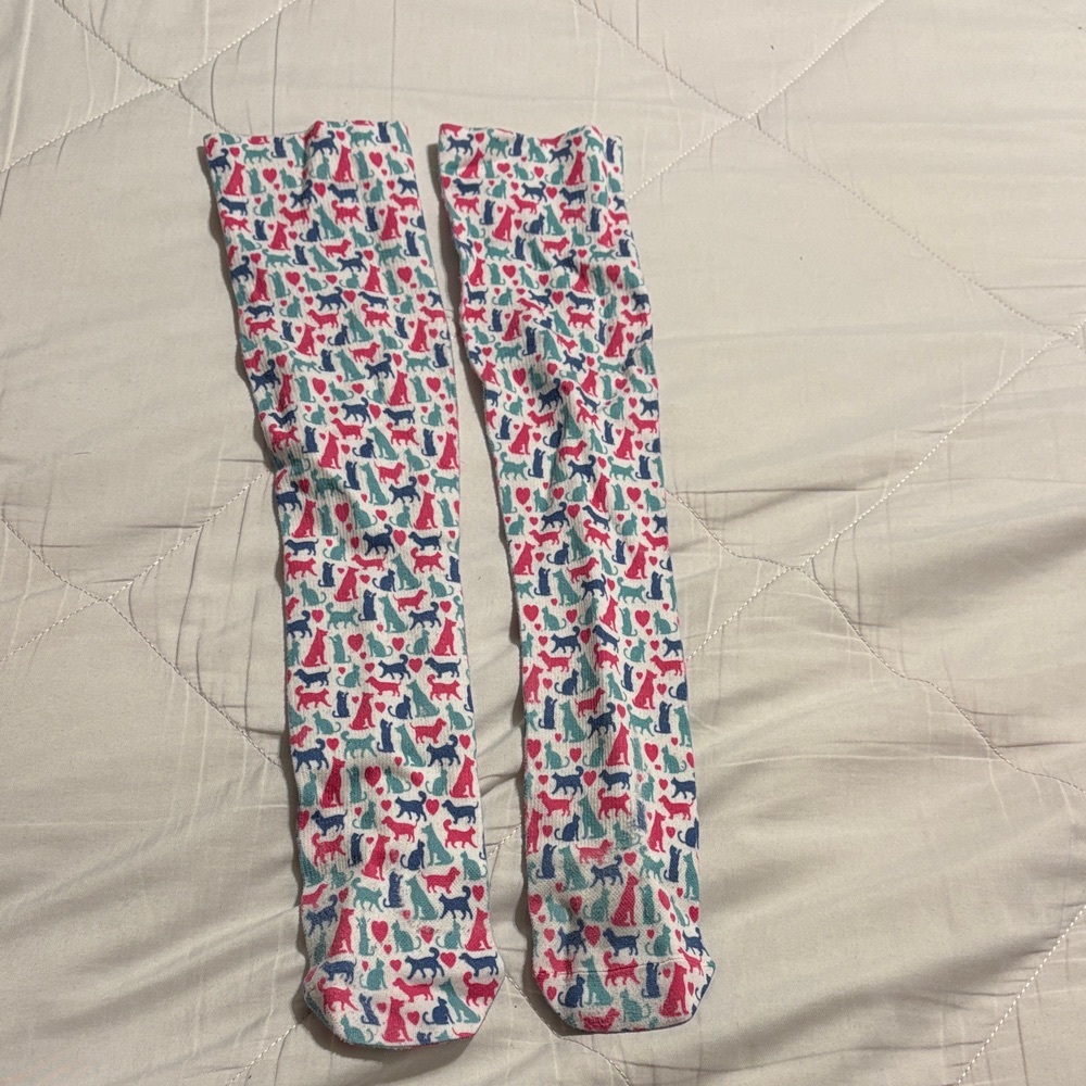 Colorful Animal Print Knee High Socks